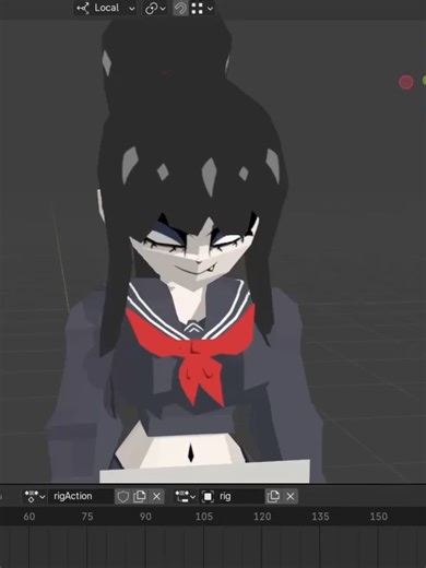 Adelanto de Animación en Blender 3D