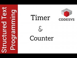 Structured Text Programming Tutorials | Timer & Counter Function Blocks | Codesys