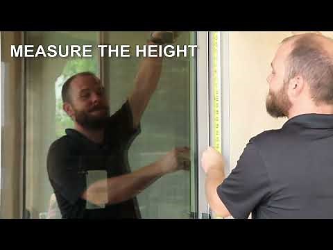How to measure for a Sliding Patio Security Screen Door with the Meshtec Advanced Screen System