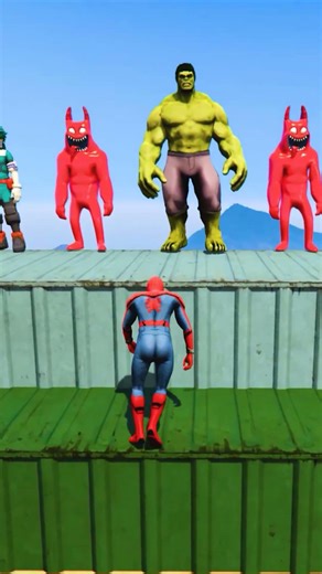 GTA 5 Epic Water Ragdolls Spiderman Jump/Fails Ep 141 #shorts