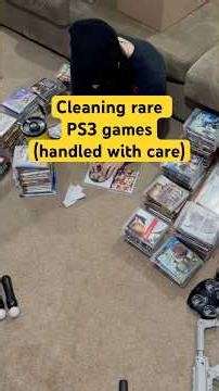 Clean rare PS3 games with me 🧼🎮✅