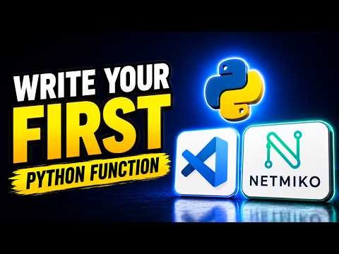 How to Write Your First Python Function (with Netmiko)