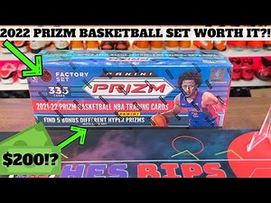 Worth Buying?! 2021-22 Panni NBA Prizm Basketball Trading Card Factory Set Is a GAMBLE