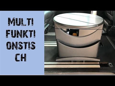 Multifunctional table for VW Bus - Installation and function - Quick guide