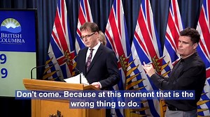 12K views · 377 reactions | We have concerns about access to Canada for US visitors and continue to push for tighter  borders at this time. Our message to people who may attempt to visit BC right now, from Adrian Dix: Don't come. Stay home. It's in the best interest of everyone's health. | John Horgan | Facebook