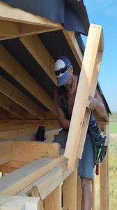 1.1M views · 3.9K reactions | Perfect wooden roof frame supported column installation works | Chad Construction | Facebook