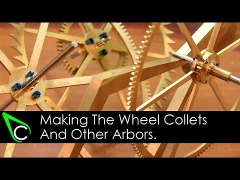 Clockmaking - How To Make A Clock - Part 12 - Making The Collets And Other Arbors