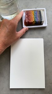 Soil colors create the best rainbows. #soilminerals #soilbasedwatercolors | The Art of Soil