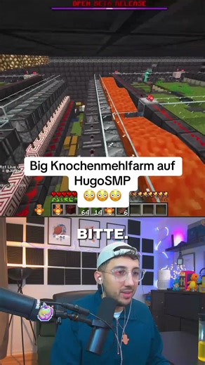 Große Knochenmehl farm auf HugoSMP #hugosmp #shorts