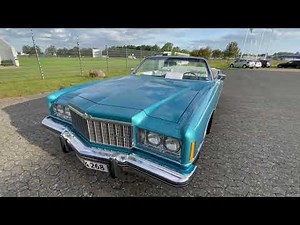 Driving the 1974 Chevrolet Caprice Classic 454 Convertible.