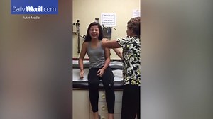 Ouch! Watch this teen freak out over a flu shot