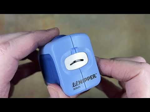 Lil Nipper battery powered automatic nail clipper demo