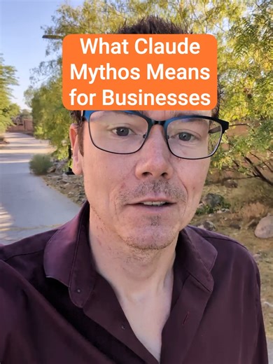 What Claude Mythos Means for BusinessesAnthropic's internal model found exploits in every major browser and OS. Too powerful to release publicly. 😳 If your business runs on a computer, you are now the bottleneck. #ClaudeMythos #ProjectGlassWing #AIForBusiness #Anthropic