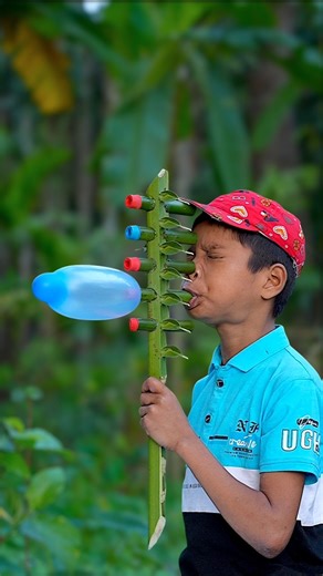 Palm Tree Creations with Five Colourful Balloons #toys