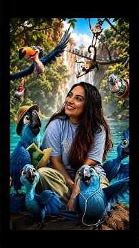 Blu & Jewel's unforgettable adventure ! #movie #animation #cartoon #birds
