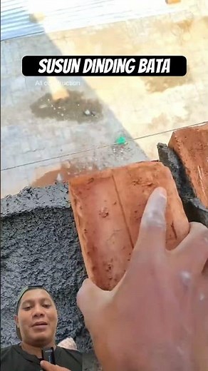 How to build a brick wall #shorts #craft #diy #carpentry #construction
