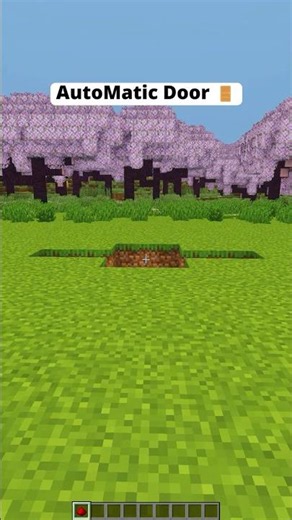 Minecraft Automatic Door Tutorial | Easy Redstone Build 🚪