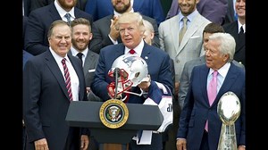 Political football: Patriots gave Trump a Super Bowl ring