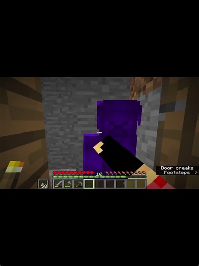 Purple Steve was waiting for me inside of my base! | Minecraft Creepypasta