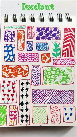 Easy doodle art tutorial for everyone #shorts #doodleart #tutorial #trending #viralreels