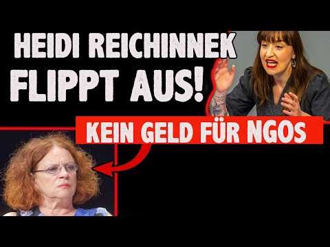 Left-wing politician Heidi Reichinnek flips out! The CDU cuts funding for NGOs and democracy is g...