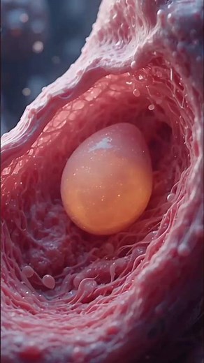 8K Cinematic Ovulation Journey| Realistic Egg Release & Implantation Process #CinematicBiology