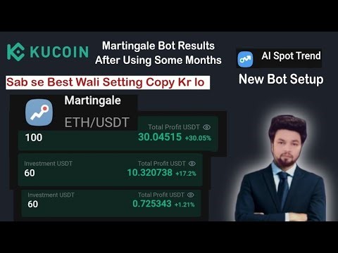KuCoin Martingale Bot Result + Best Settings | AI Spot Trend Setup
