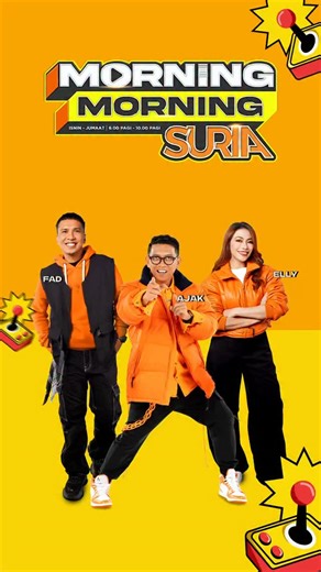 Dengarkan Morning Morning SURIA bersama Ajak, Fad dan Elly yang akan menemani anda sepanjang pagi ini ✨🧡 #suriamalaysia #segalanyahiburan #morningmorningsuria | Suria FM