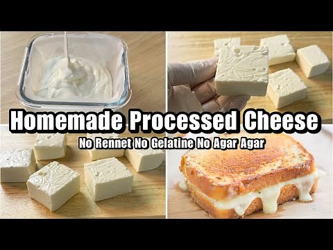 How to Make Processed Cheese at home| Homemade Cheese Recipe!No Rennet