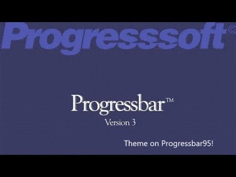 # Progressbar95 Mods 1# Progressbar 3.0 theme on Progressbar95!