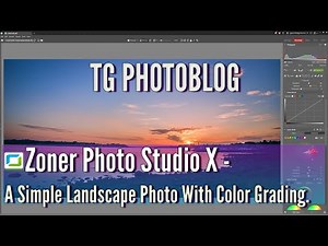 Zoner Photo Studio X - Landscape Edit With Color Grading