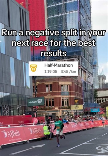 Running a negative split means finishing the second half of your run faster than the first half. It’s one of the most reliable ways to get the best results. Whether that’s in the 5k, 10k, half marathon or marathon. Why negative splits work: Lower risk of blowing up. Going out too fast is number one mistake in races. Stronger finish: Passing people late boosts confidence and performance. How to run a negative split, core rule for all distances: First half of the race: Slightly slower than goal pa