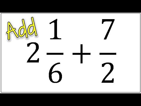 How to Add a Mixed Number & an Improper Fraction