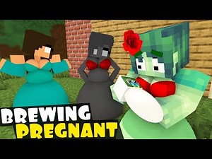 Monster School : BREWING PREGNANT BABY CHALLENGE - Minecraft Animation