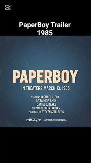 PaperBoy Trailer 1985