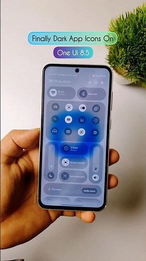😱One Ui 8.5 Finally Working on Dark App Icons