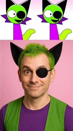 Sprunki OC Acid Pyramixed Human in real life #incredibox #sprunki