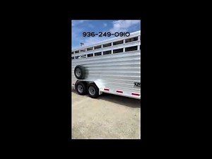 NEW 2025 Exiss 16' Livestock Bumper Pull Trailer- NOW AVAILABLE!