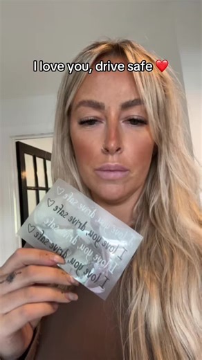 I Love You, Drive Safe Stickers for Loved Ones