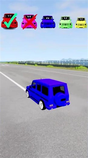 Big vs Small vs Giant Head Challenge 😱🚗#beamngdrive #shorts #bigsmall