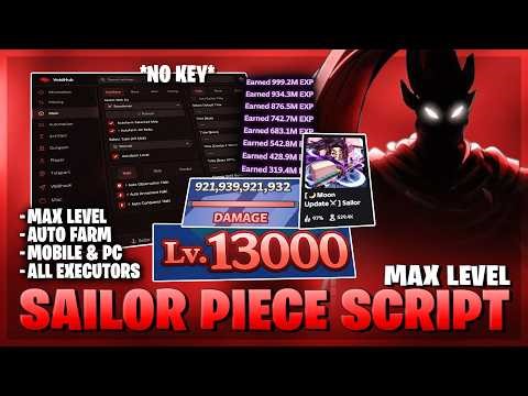 Sailor Piece Script — NO KEY, Auto Farm Level, Max Level, Instant Kill, Auto Tower (BEST)