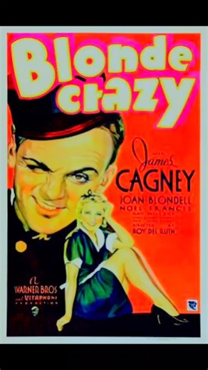 Blonde Crazy (1931) The Con Artist Couple Who Loved to Swindle! 💋💸 A charming bellhop (James Cagney) and a sassy chambermaid (Joan Blondell) team up as con artists, scamming their way through various schemes. Their relationship is a wild mix of love, betrayal, and double-crosses in this fast-paced and witty Pre-Code crime comedy, full of snappy dialogue and electric chemistry! #BlondeCrazy #JamesCagney #JoanBlondell #PreCodeHollywood #ClassicFilm