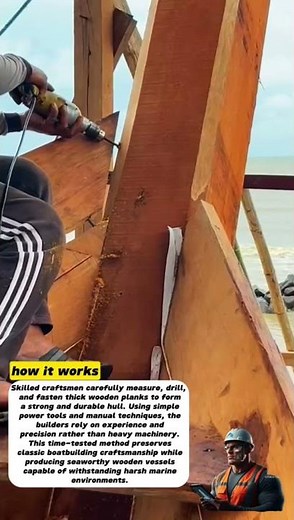 Building a Massive Wooden Ship by Hand | Traditional Wooden Boat Construction