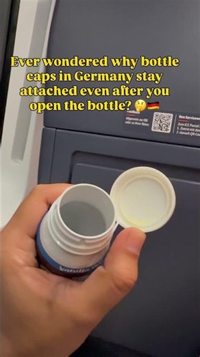 Ever Wondered Why Bottle Caps Stay Attached in Germany? 🇩🇪♻️