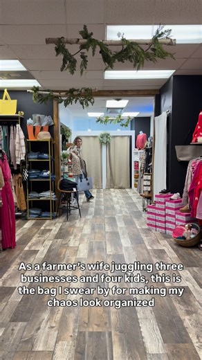Ground North Co | Women’s Clothing Boutique | Coffee Shop on Instagram: "Not dramatic, but this tote changed my daily routine!🤭 Farm life. Three businesses. Four kids. Field meals, custom tee orders, practice nights, it all somehow ends up in one bag. I love that the Versa Tote is lightweight, waterproof, durable and still cute enough to carry everywhere I go! If you’re juggling all the things but still want to look put together, this one’s for you!💕 #GroundNorthBoutique #VersaTote #FarmWifeSt