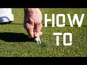 FIX Golf Pitch Marks with the Best Method