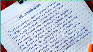 15K views · 1.2K reactions | Self-Introduction Assignment| introduce Yourself | स्व-परिचय असाइनमेंट | अपना परिचय दें️ Instragram- https://www.instagram.com/rua_sign_writing_23/ Visit My Youtube Channelhttps://youtube.com/c/RUASignwriting | R.U.A Sign Writing | Facebook