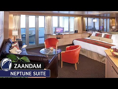 HAL Zaandam | Neptune Suite Full Walkthrough Tour & Review 4K | Holland America Line