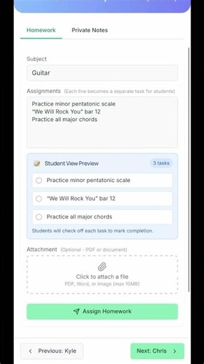 How to Send Homework | HomeworkConnect Tutor Demo