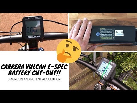Carrera Vulcan E-Spec - electrical cut-out fault and solution! (Suntour HESC, ebike faults)